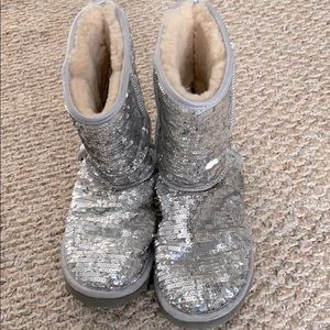 Sequin UGG boots